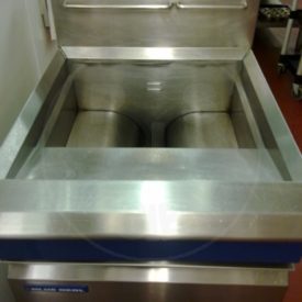 double_fat_fryer_after - Kitchen Equipment Deep Cleaners. PJS Hygiene Ltd, based nr. Preston, Lancashire, North West.