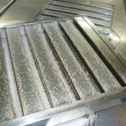 BEFORE - Monthly Filter Deep Cleaning by PJS Hygiene Ltd - Commercial and Industrial monthly kitchen grease filter cleaners throughout Preston, Blackpool, Cumbria, Lake District, Manchester, Liverpool, Chester, Lancashire and the North West.